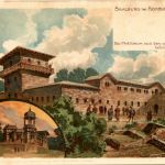 Saalburg bei Homburg - Litho