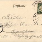 Gruss vom Sieges & Friedensdenkmal Edenkoben - Litho