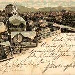 Gruss aus Gmünd - Litho