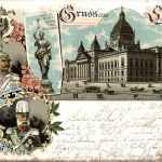 Gruss aus Leipzig - Litho