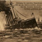 Untergang des englischen Panzerkreuzers Aboukir