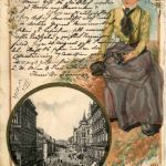 Chemnitz - Litho - Prägekarte