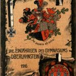 Einjährigen des Gymnasiums Oberlahnstein 1916