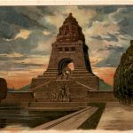 Leipzig - Völkerschlachtdenkmal - Litho