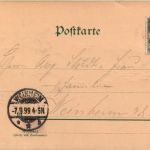 Gruss aus Mainz - Litho - Halt gegen Licht
