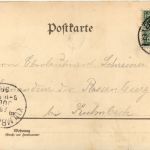 Eisenach - Burghof in der Wartburg - Litho