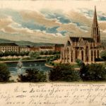 Stuttgart - Johanneskirche - Litho