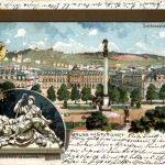 Gruss aus Stuttgart - Litho