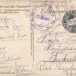 Soldaten graben ein Grab - Feldpost