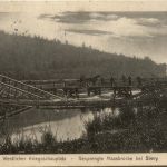 Gesprengte Brücke bei Sivry - Feldpost