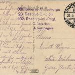 Saint-Souplet - Feldpost