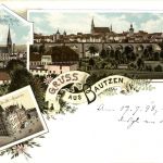 Gruss aus Bautzen - Litho