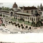 Gruss aus Dresden - Litho