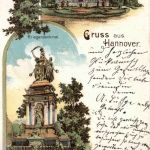 Gruss aus Hannover - Litho