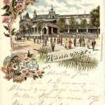 Gruss aus Hannover Restaurant Parkhaus - Litho