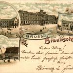 Gruss aus Braunschweig - Litho 1897