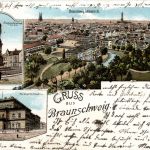 Gruss aus Braunschweig - Litho