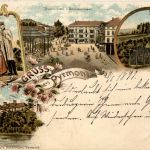 Gruss aus Pyrmont - Litho