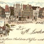 Gruss aus Hildesheim - Litho