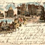 Gruss aus Hildesheim - Litho