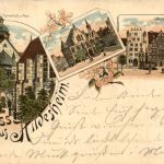 Gruss aus Hildesheim - Litho