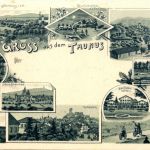 Gruss aus dem Taunus - Litho - Eppstein - Homburg