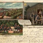 Gruss vom Truppenübungsplatz Munster - Litho