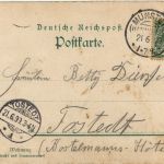 Gruss vom Truppenübungsplatz Munster - Litho