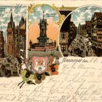 Gruss aus Hannover - Litho
