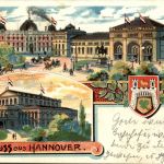 Gruss aus Hannover - Litho