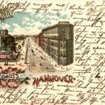 Gruss aus Hannover - Litho