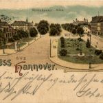 Gruss aus Hannover - Litho