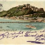 Gruss aus Ehrenbreitstein - Litho