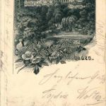 Curanstalt Dietenmühle bei Wiesbaden - Litho