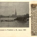 Hochwasser in Frankfurt 1920
