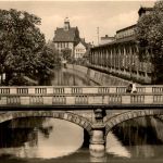 Karl-Marx-Stadt - Brücke an der Markthalle