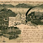 Gruss vom Starnberger See - Litho