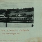 Gruss vom Dampfer Luitpold am Starnberger See