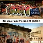 Berlin - Die Mauer am Checkpoint charlie