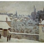 Alfred Sisley - Winter in Louveciennes