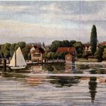 Kressbronn am Bodensee - Künstlerkarte V. Marschall