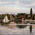 Kressbronn am Bodensee - Künstlerkarte V. Marschall
