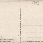 Kressbronn am Bodensee - Künstlerkarte V. Marschall