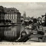 Bamberg - Partie an der Regnitz