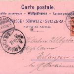 Gruss aus Interlaken - Litho