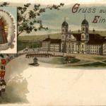 Gruss aus Einsiedeln - Litho