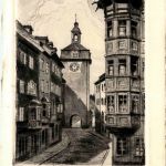 Schaffhausen - Schwabentor - Radierung