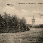 Wasserturm am Lockstedter Lager - Flugzeug