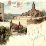 Gruss vom Kyffhäuser - Litho