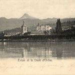 Evian et la Dent d Oche